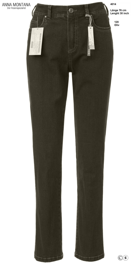 Dora 4014 Normal lange Hosen/Jeans / Organic Cotton / mit seitlichen Gummizug am Bund bis Größe 50 / ANNA MONTANA Dora 4014 Normal lange Hosen/Jeans / Organic Cotton / mit seitlichen Gummizug am Bund bis Größe 50 / ANNA MONTANA